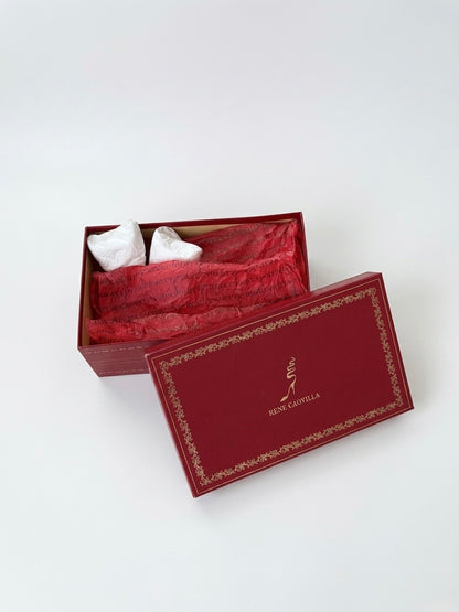 René Caovilla Vintage Beaded Slingback Heels (36 IT)